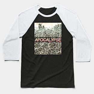 Apocalypse Earth Crack Baseball T-Shirt